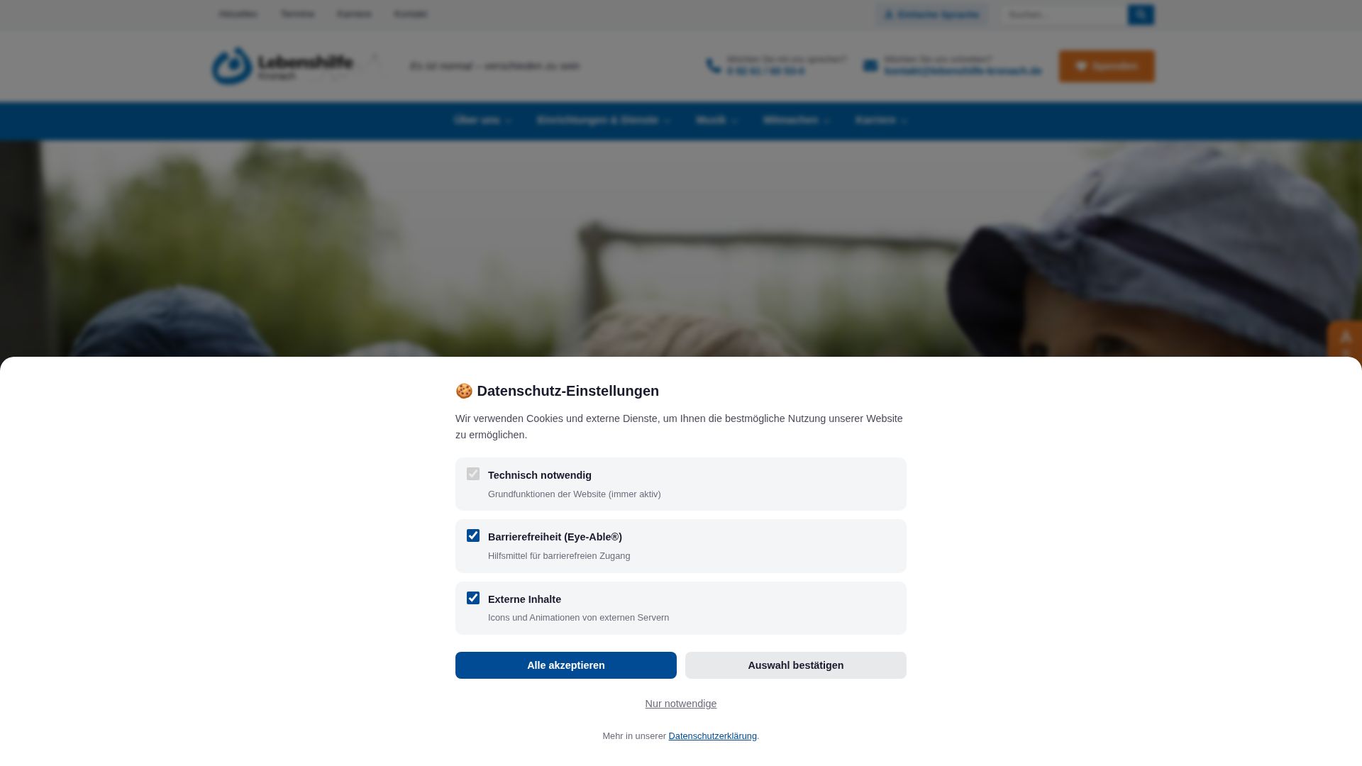 lebenshilfe-kronach.de Screenshot
